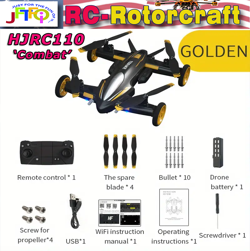 HHJRC110I Orbital-H110 Torpedo shooting drone - Image 1