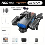 Oribital-K90 Max Drone GPS Positioning  Electric Triple Cameras - Image 2